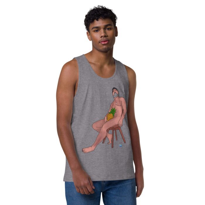 Men’s premium tank top - Pineapple Makes It Sweet - Image 34