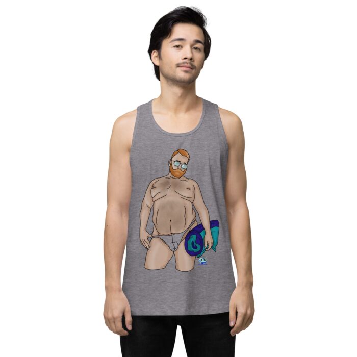 Men’s premium tank top - Ready for the Pool - Image 41