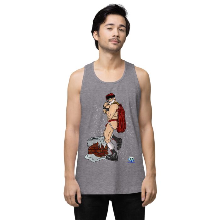 Men’s premium tank top - Santa's Sack - Image 42
