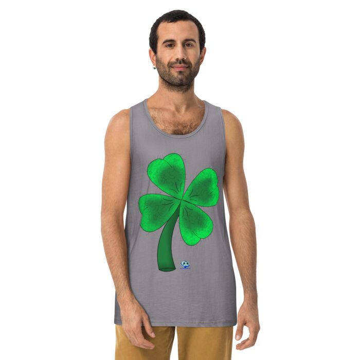 Men’s premium tank top - Shamrocky Mountain Oysters - Image 18