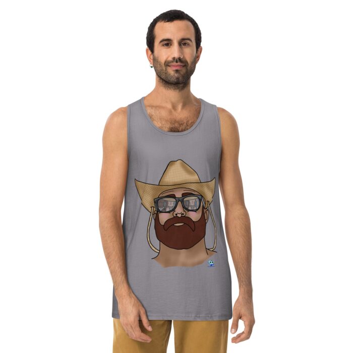 Men’s premium tank top - Sight Line - Image 17