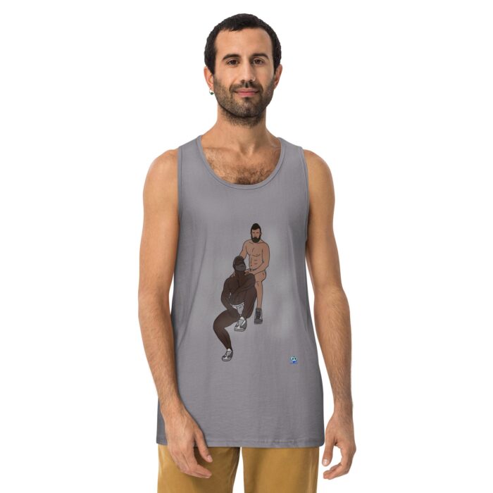 Men’s premium tank top - Steam Room - Image 17