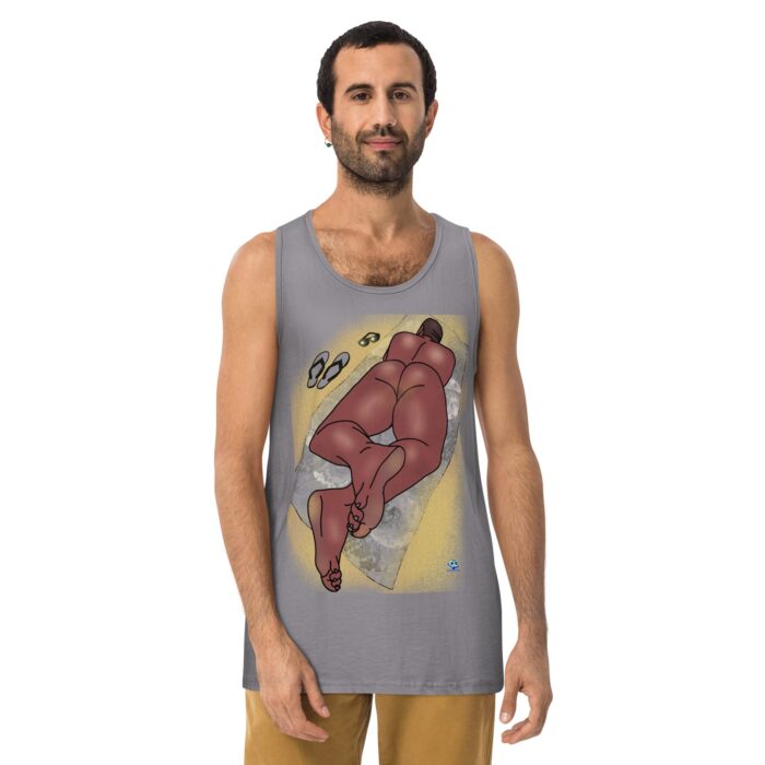 Men’s premium tank top - Suns Out Buns Out - Image 17