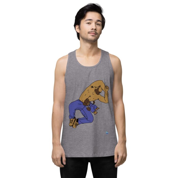 Men’s premium tank top - Teddy Bear Snuggles - Image 41
