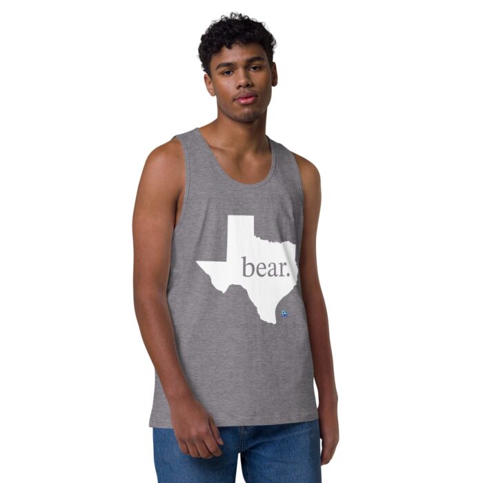 Men’s premium tank top - Texas Bear - Image 33