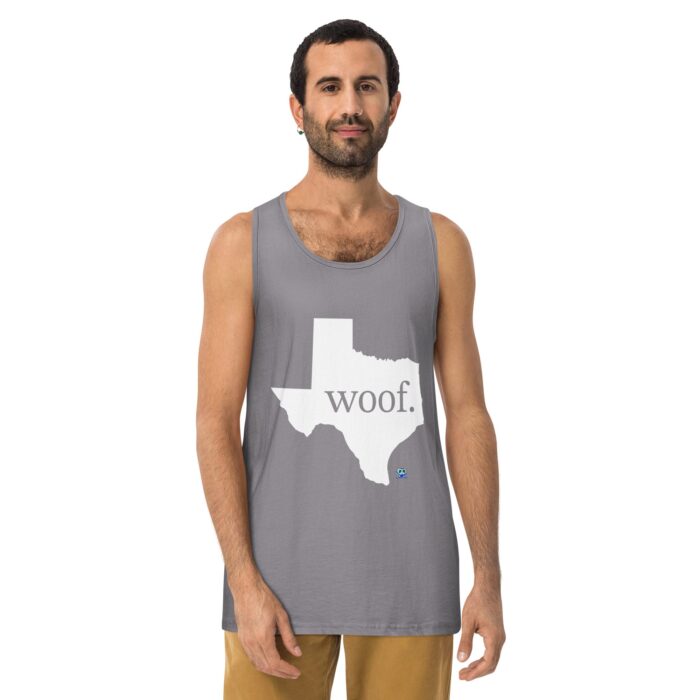 Men’s premium tank top - Texas Woof