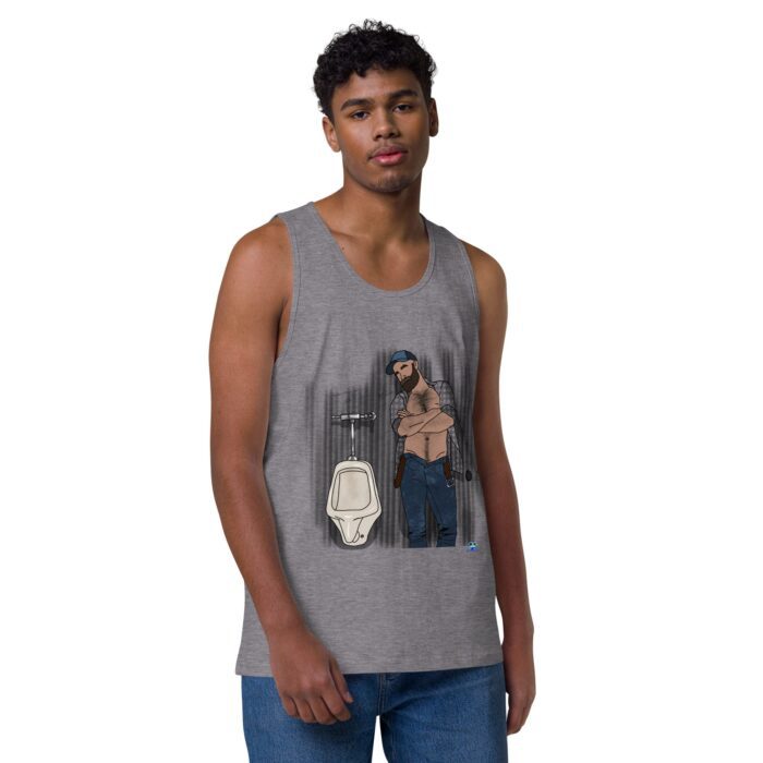 Men’s premium tank top - Urinal - Image 33
