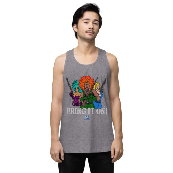 Men’s premium tank top - War on Drag - Image 41