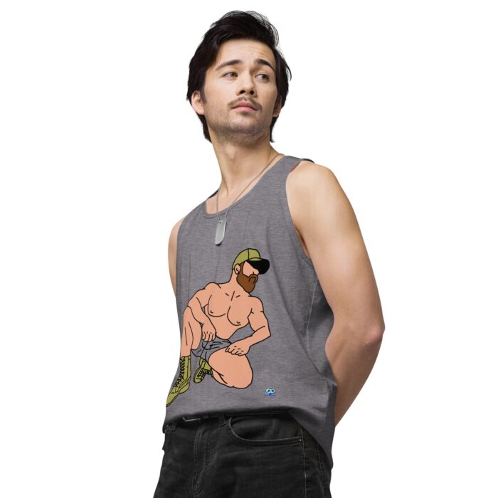 Men’s premium tank top - Combat Boots - Image 44