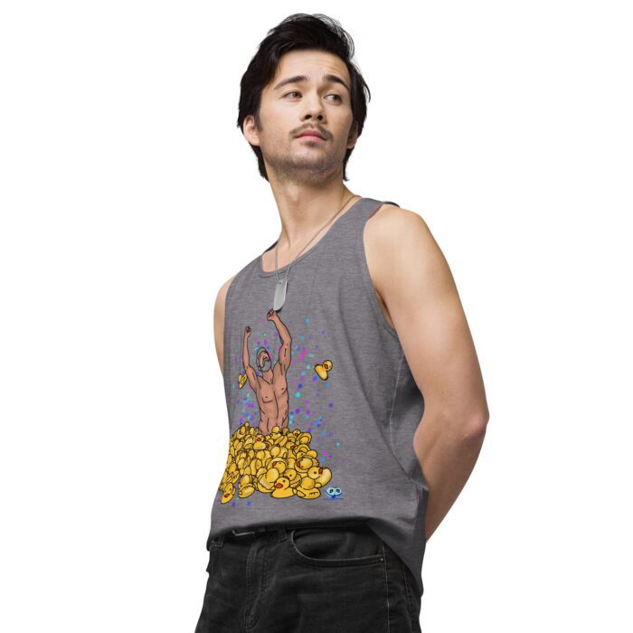Men’s premium tank top - Cruising for Ducks - Image 45