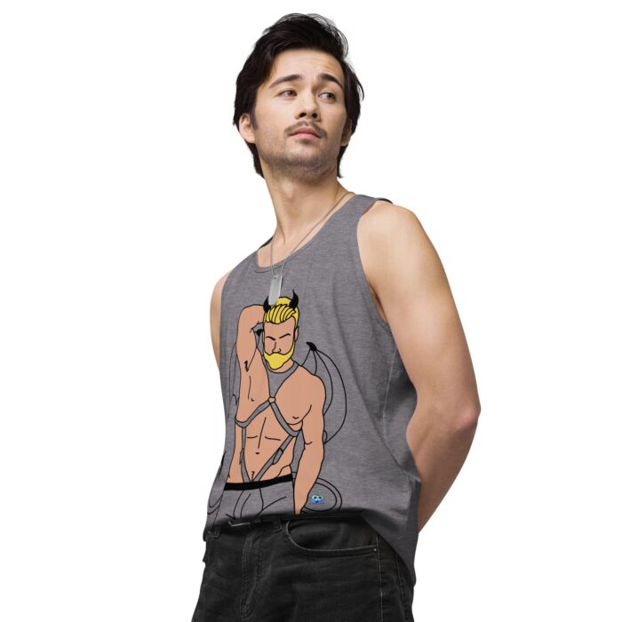 Men’s premium tank top - Devil - Image 44