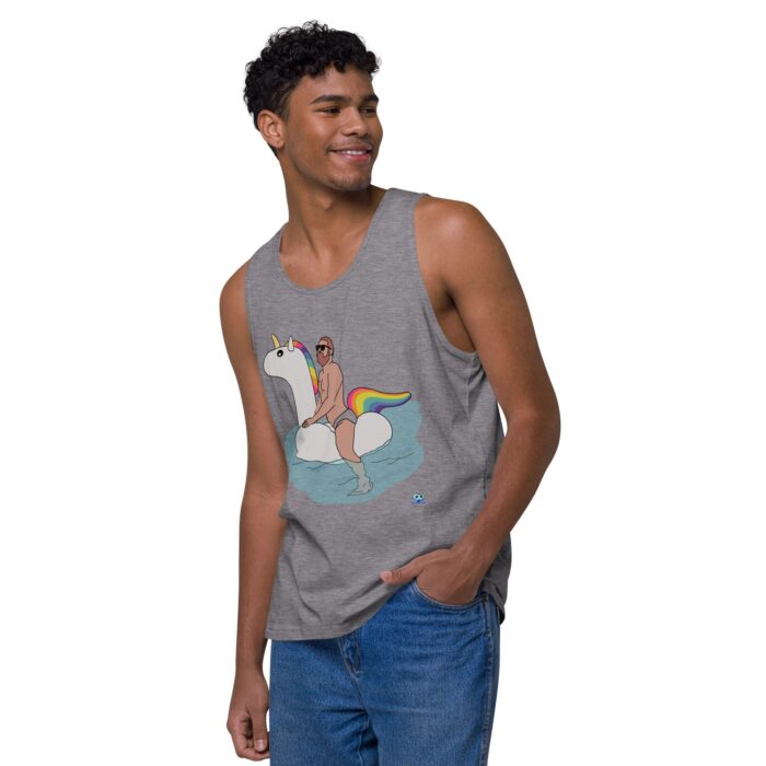 Men’s premium tank top - Float - Image 35