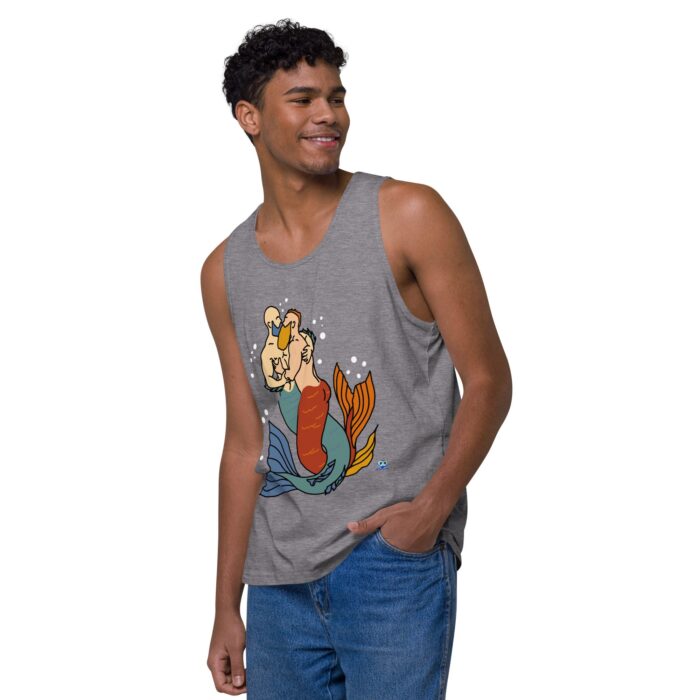 Men’s premium tank top - MerMen - Image 35