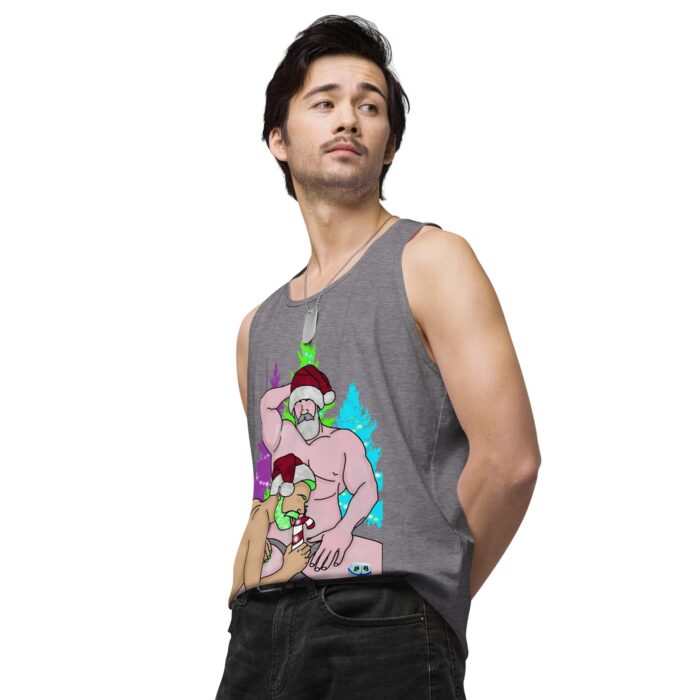 Men’s premium tank top - Peppermint Stick - Image 44