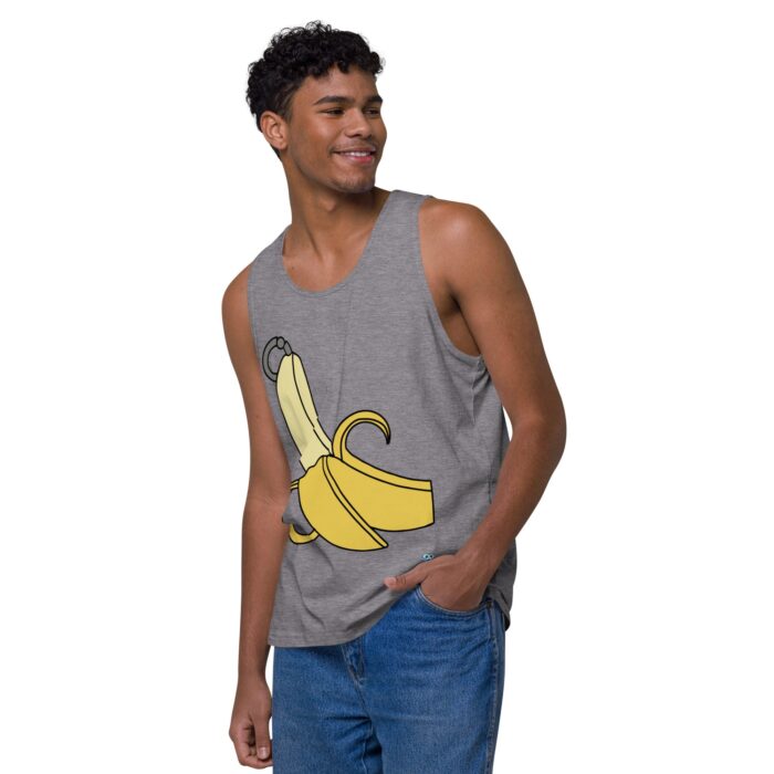 Men’s premium tank top - Pierced Banana - Image 35