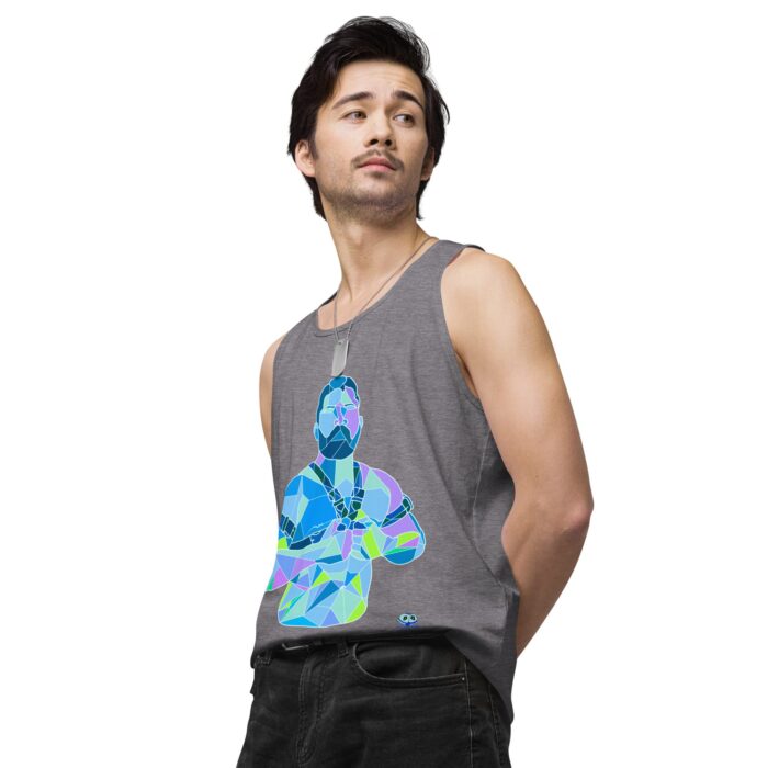 Men’s premium tank top - Shattered - Image 44