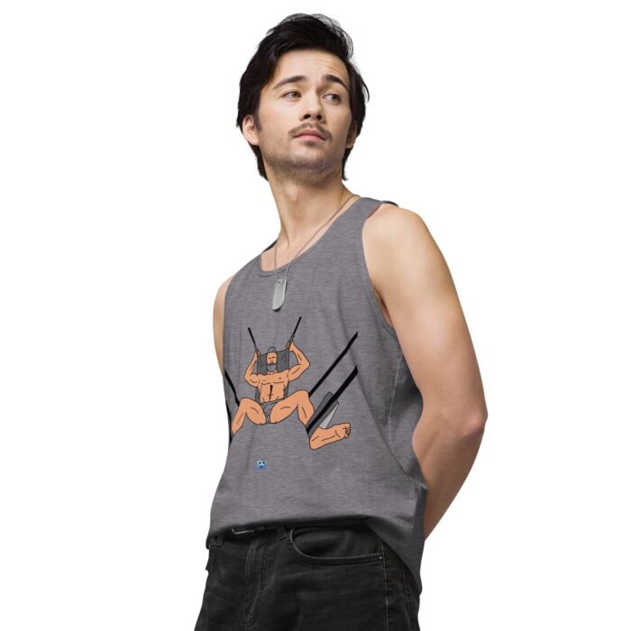 Men’s premium tank top - Sling Set - Image 45