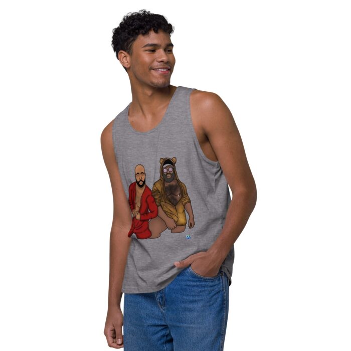 Men’s premium tank top - Sleepover - Image 35