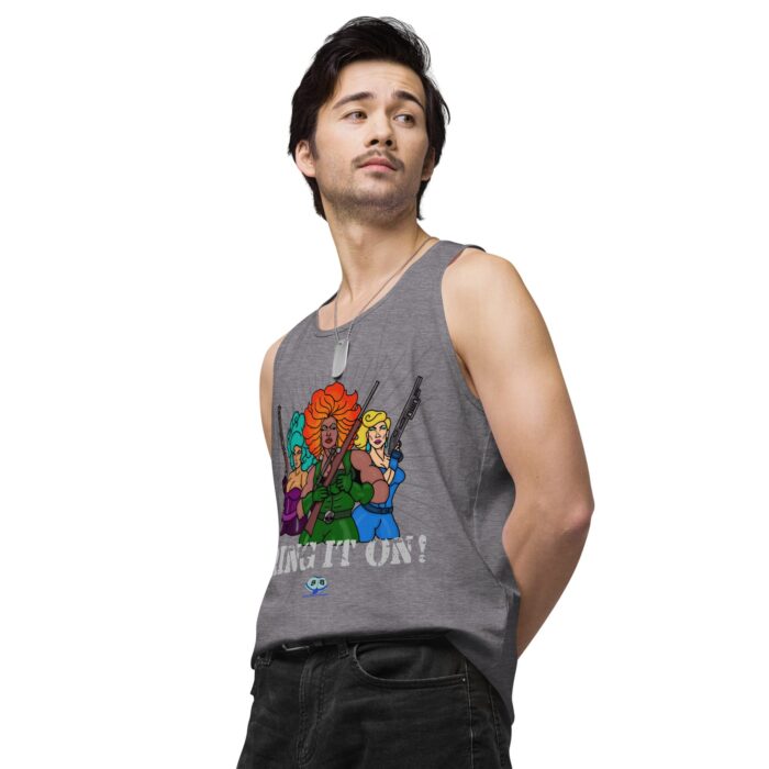 Men’s premium tank top - War on Drag - Image 44