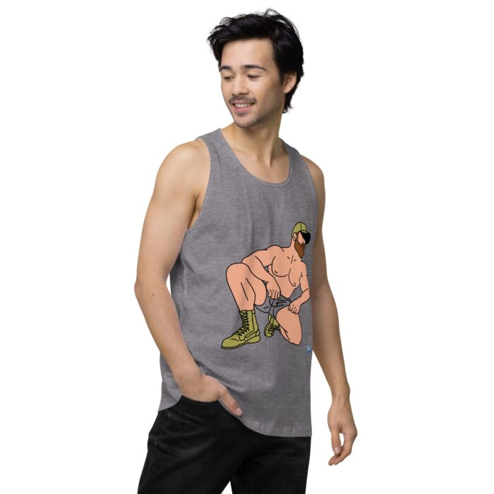 Men’s premium tank top - Combat Boots - Image 43