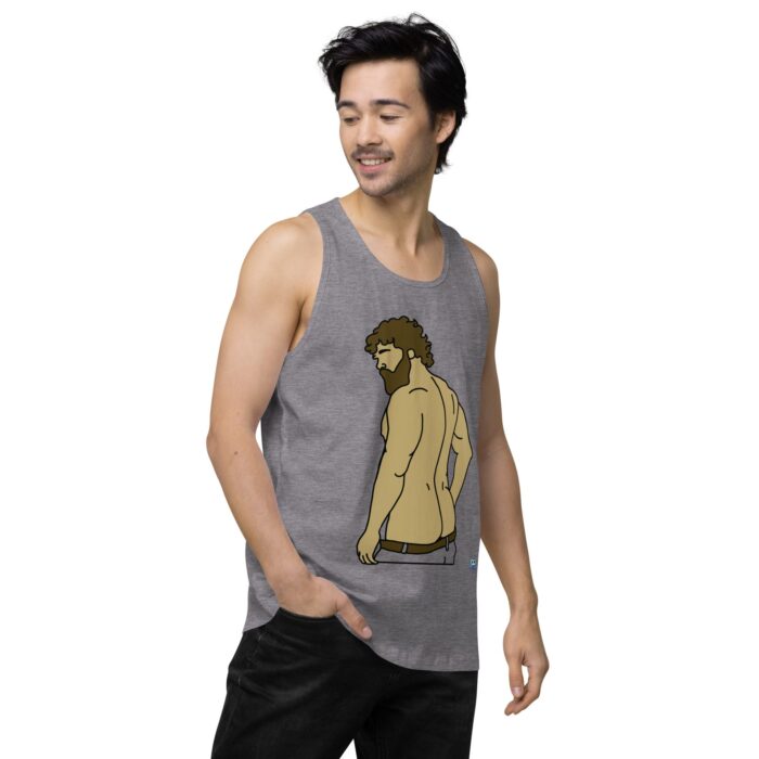 Men’s premium tank top - Curly Hair and All that Ass - Image 43