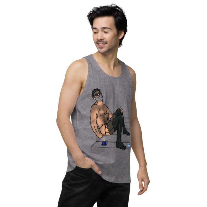 Men’s premium tank top - Leather and Lace - Image 44
