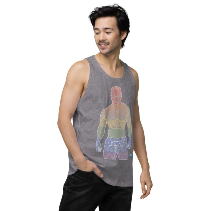 Men’s premium tank top - Ripples - Image 44