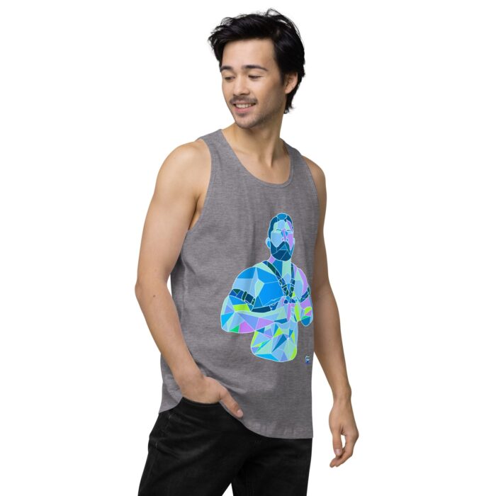 Men’s premium tank top - Shattered - Image 43