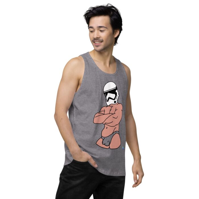 Men’s premium tank top - Super Trooper - Image 43