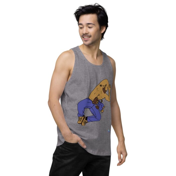 Men’s premium tank top - Teddy Bear Snuggles - Image 43