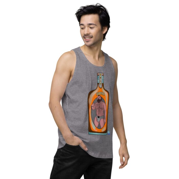 Men’s premium tank top - Two Fingers - Image 43