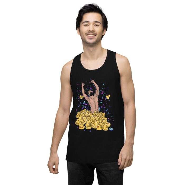 Men’s premium tank top - Cruising for Ducks - Image 3