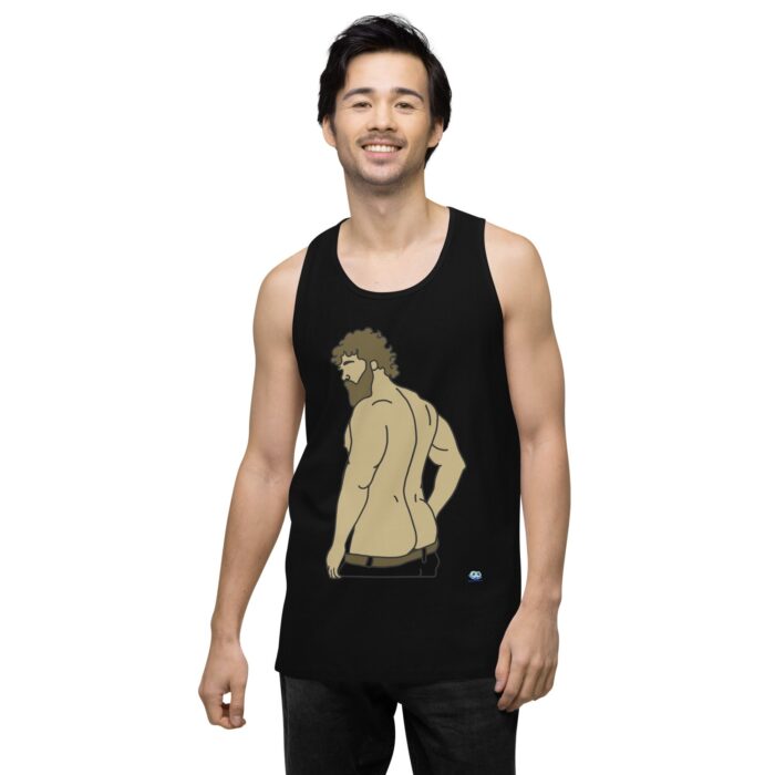 Men’s premium tank top - Curly Hair and All that Ass - Image 3