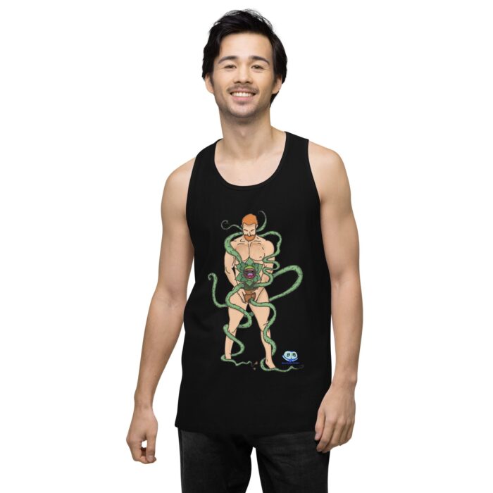 Men’s premium tank top - Feed Me - Image 3