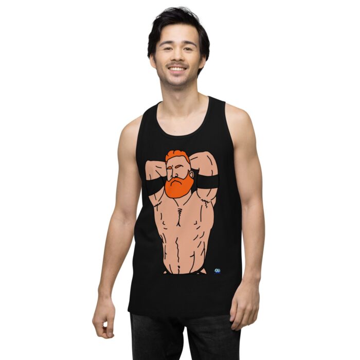 Men’s premium tank top - Ginger Pits - Image 2