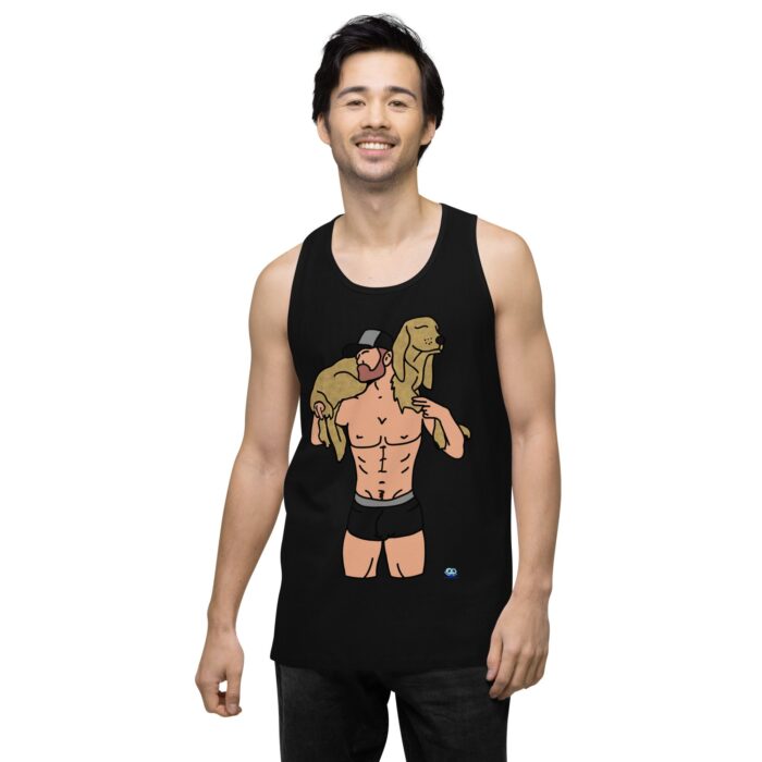 Men’s premium tank top - Man's Best Friend - Image 3