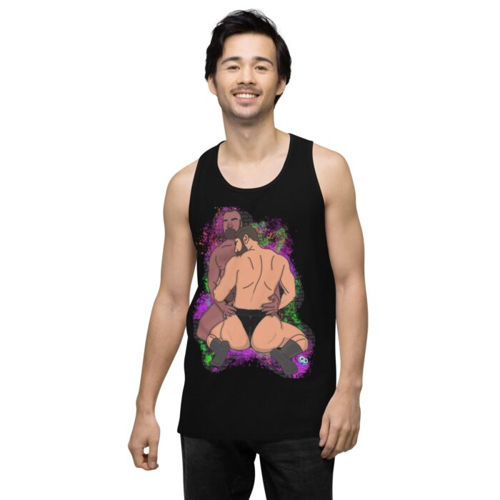 Men’s premium tank top - Mesh - Image 3