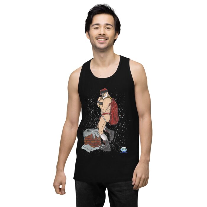 Men’s premium tank top - Santa's Sack - Image 3