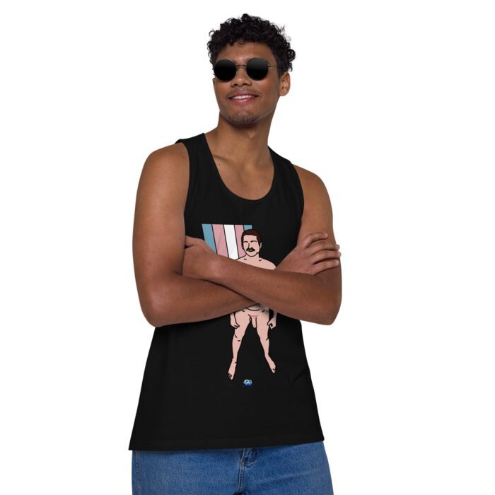 Men’s premium tank top - Scars - Image 3