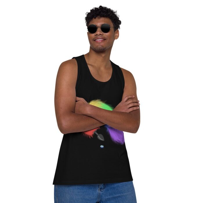 Men’s premium tank top - Tails - Image 3
