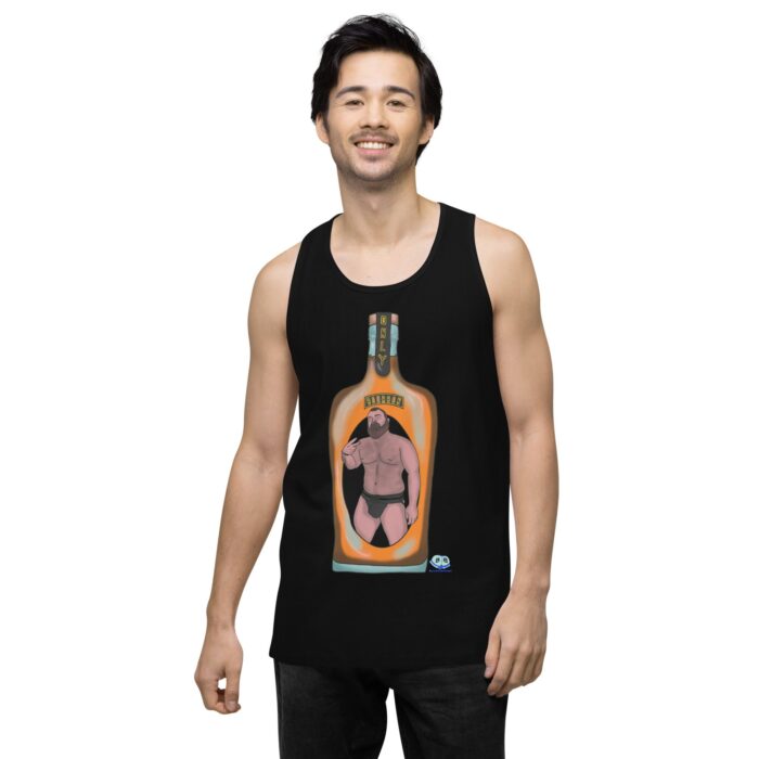 Men’s premium tank top - Two Fingers - Image 3