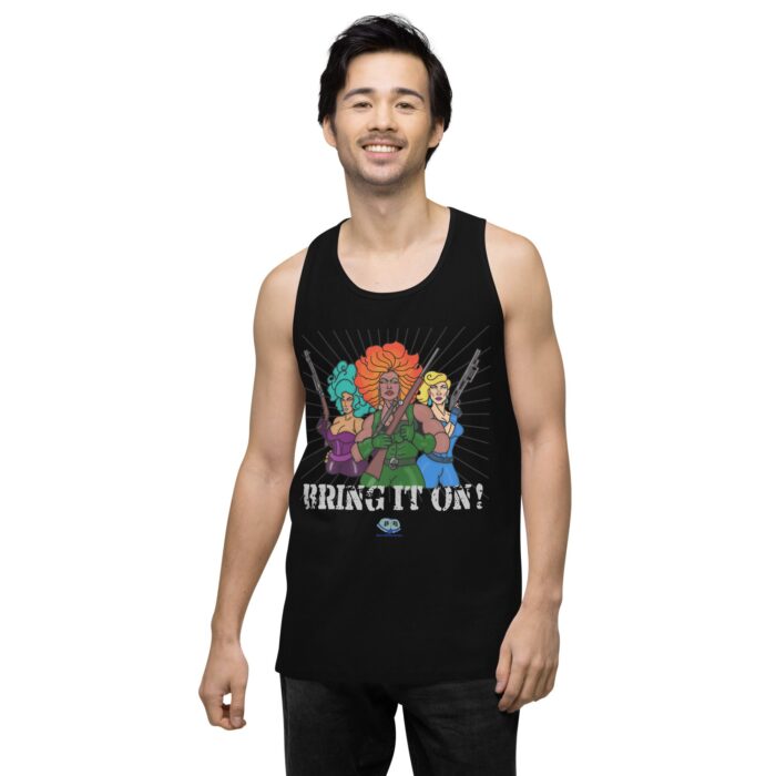 Men’s premium tank top - War on Drag - Image 2