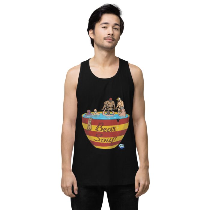 Men’s premium tank top - Bear Soup - Image 2
