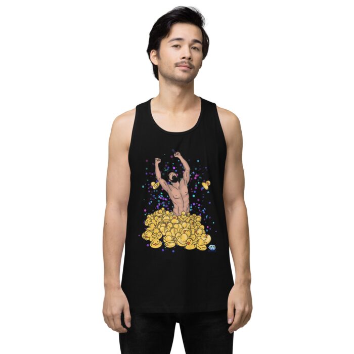 Men’s premium tank top - Cruising for Ducks - Image 2