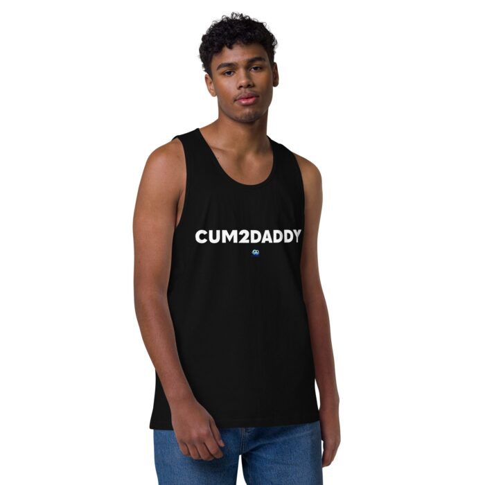 Men’s premium tank top - Cum 2 Daddy - Image 2
