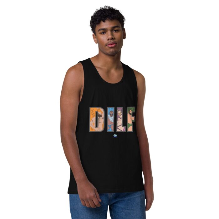 Men’s premium tank top - DILF Cutout - Image 2
