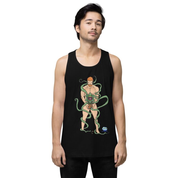 Men’s premium tank top - Feed Me - Image 2