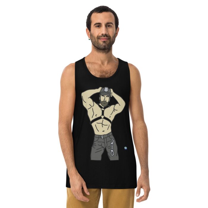 Men’s premium tank top - Handcuffs - Image 2
