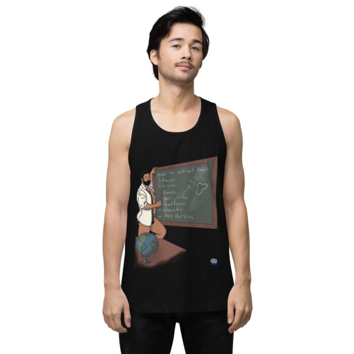 Men’s premium tank top - How To Attract A Bear - Image 2