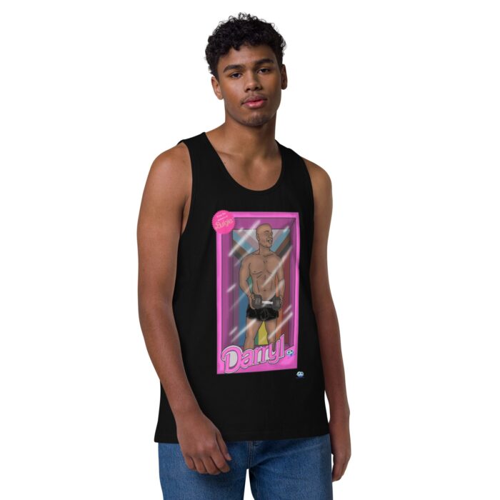 Men’s premium tank top - Life in Plastic, It's Fantastic - Image 2